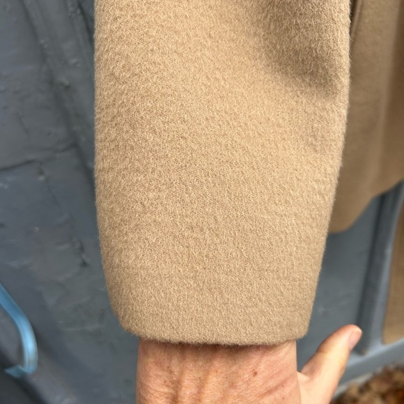 Sentaler Baby Alpaca Mid Length Hooded Wrap Coat, size XS - Picture 10 of 14